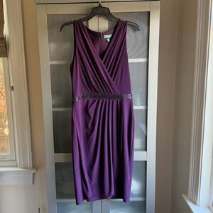 Ralph Lauren Purple Midi Dress